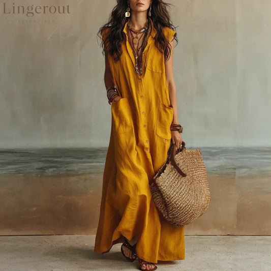 Temperament Commuting Off-Shoulder Bohemian Vacation Loose Shirt Dress