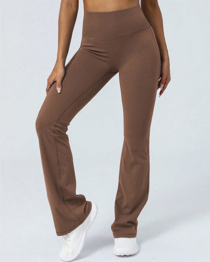 Hugmecurve High Waist Butt-lifting Flare Leggings For Women