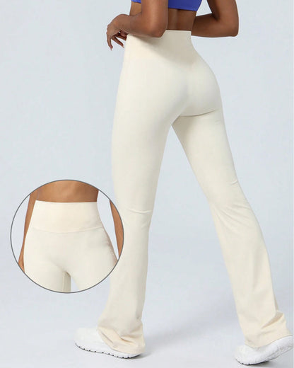 Hugmecurve High Waist Butt-lifting Flare Leggings For Women