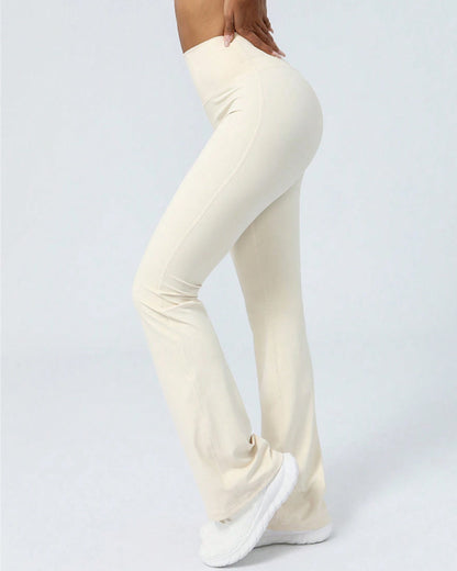 Hugmecurve High Waist Butt-lifting Flare Leggings For Women