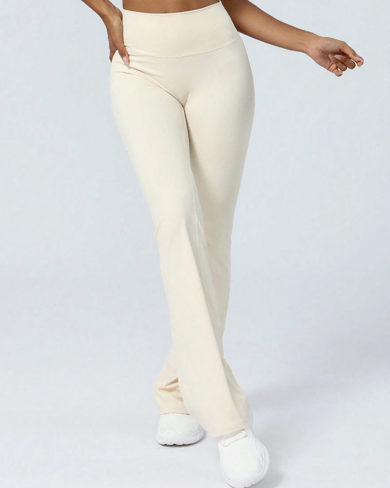 Hugmecurve High Waist Butt-lifting Flare Leggings For Women