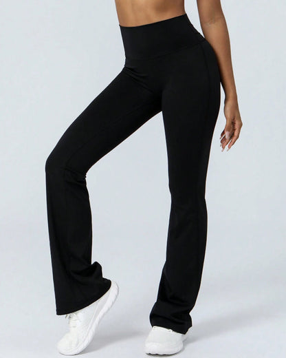 Hugmecurve High Waist Butt-lifting Flare Leggings For Women
