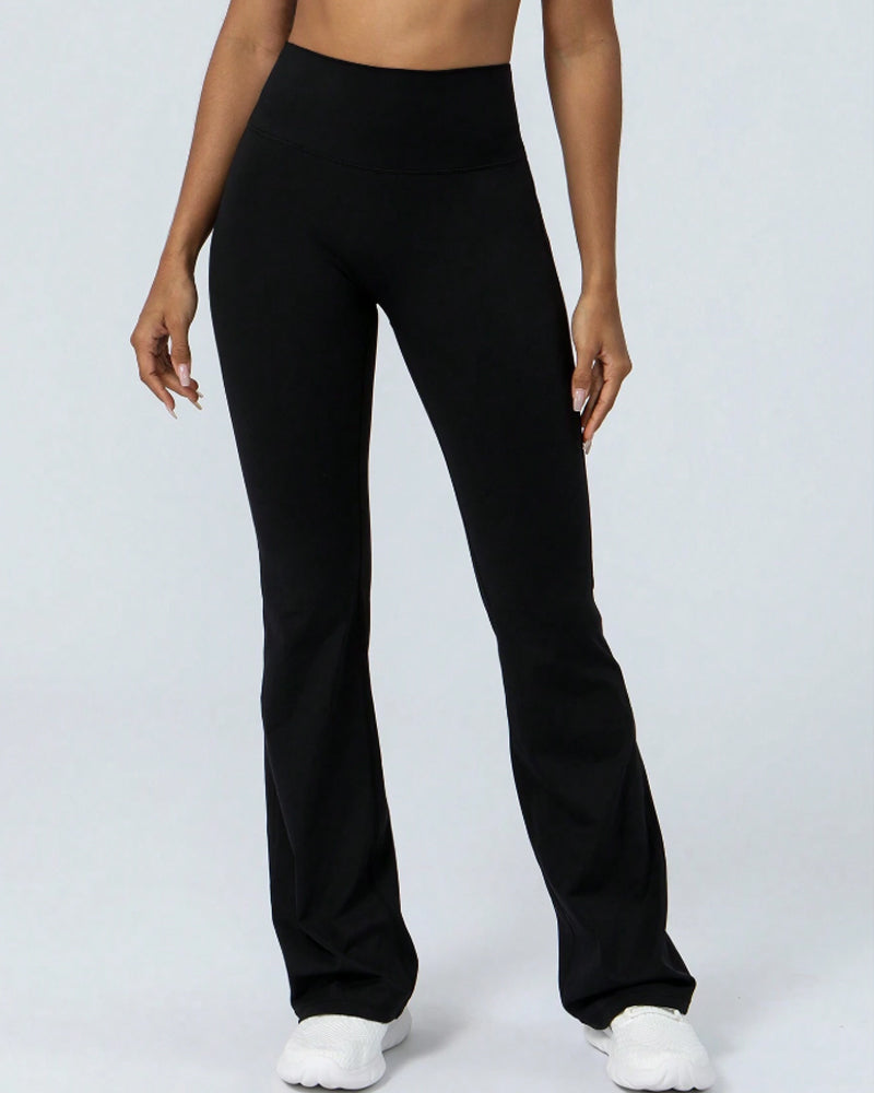 Hugmecurve High Waist Butt-lifting Flare Leggings For Women