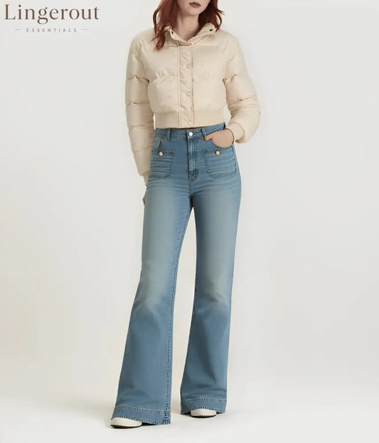Tummy Control Sailor Wide Leg Trouser