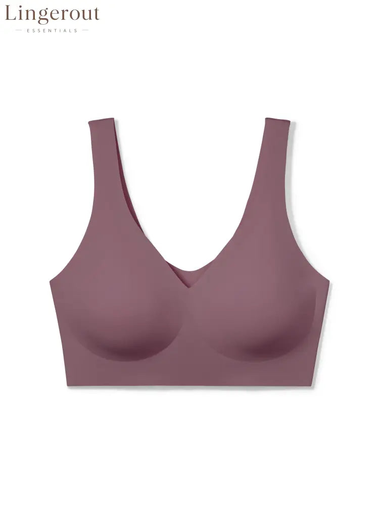 V-Neck Boost Seamless Wireless Comfort Bra Smoothing Everyday Support Bralette