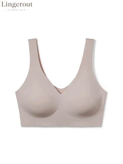 V-Neck Boost Seamless Wireless Comfort Bra Smoothing Everyday Support Bralette