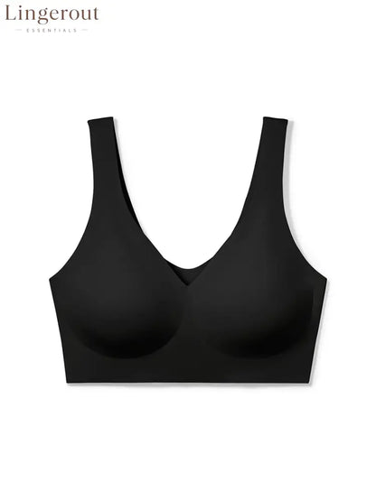 V-Neck Boost Seamless Wireless Comfort Bra Smoothing Everyday Support Bralette