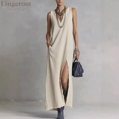 Vacation Loose Slimming Long Dress
