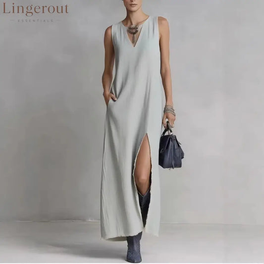 Vacation Loose Slimming Long Dress