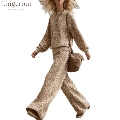 Wild Elegance Leopard Lounge Set