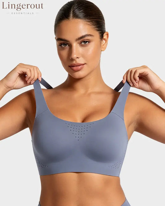 Wireless One-Piece Ventilated Sports Bra