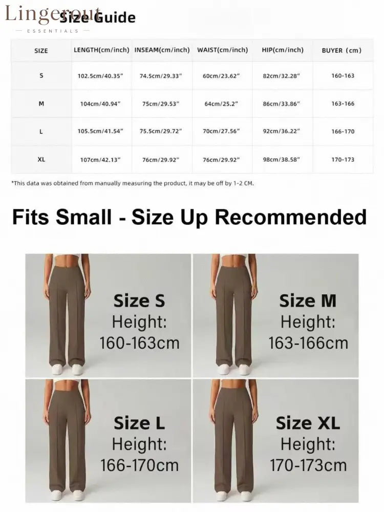 Women’s Plain Loose Straight Leg Pants Wide Leg High Waist Sporty Casual Sweatpants with Pockets