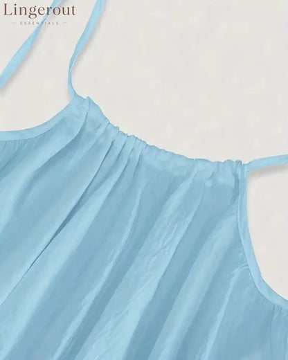 Women’s Solid Color Backless Cami Dress