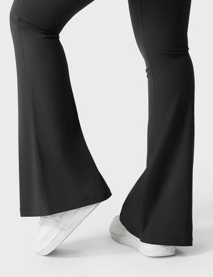 hugmecurve  Brittany Flared Leggings with Pockets