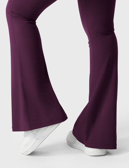 hugmecurve  Brittany Flared Leggings with Pockets