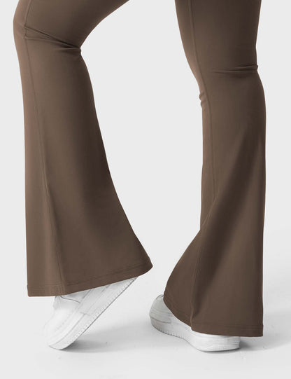 hugmecurve  Brittany Flared Leggings with Pockets