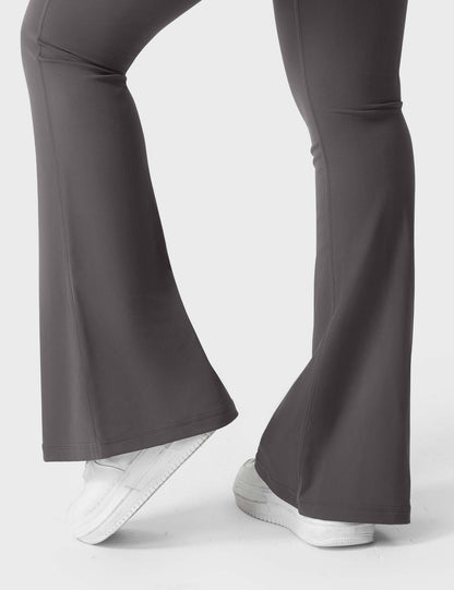 hugmecurve  Brittany Flared Leggings with Pockets