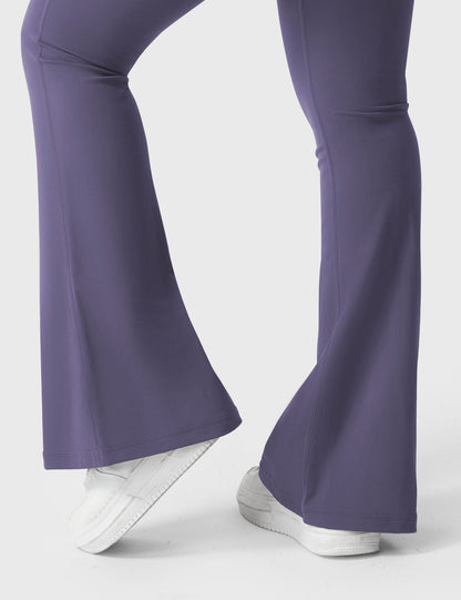hugmecurve  Brittany Flared Leggings with Pockets