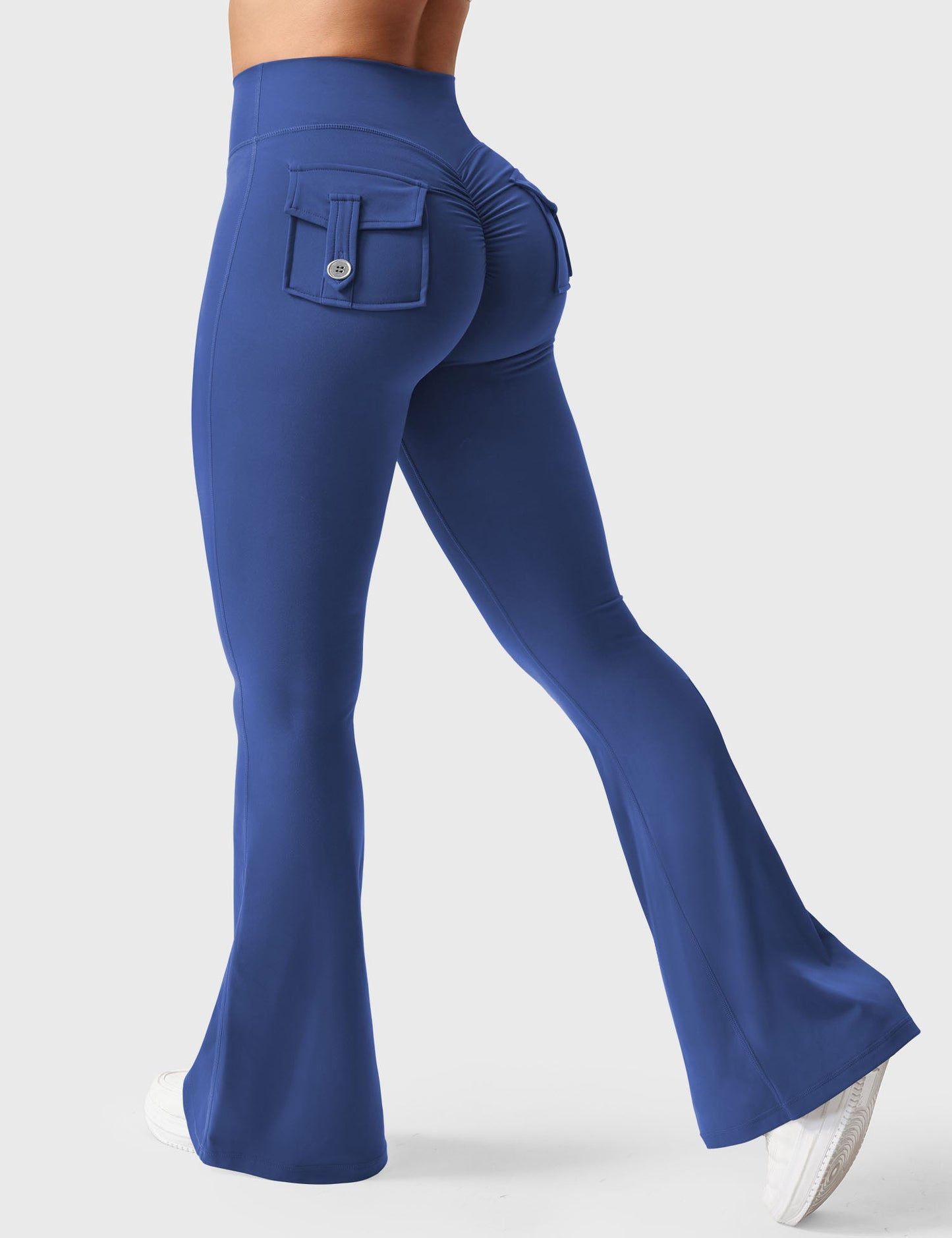 hugmecurve  Brittany Flared Leggings with Pockets