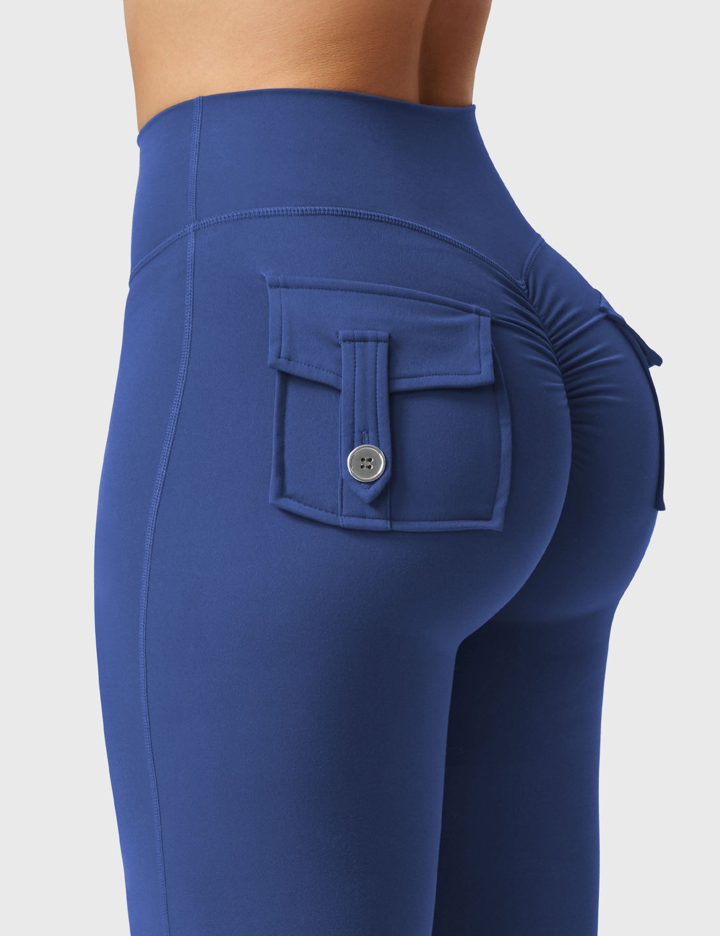 hugmecurve  Brittany Flared Leggings with Pockets