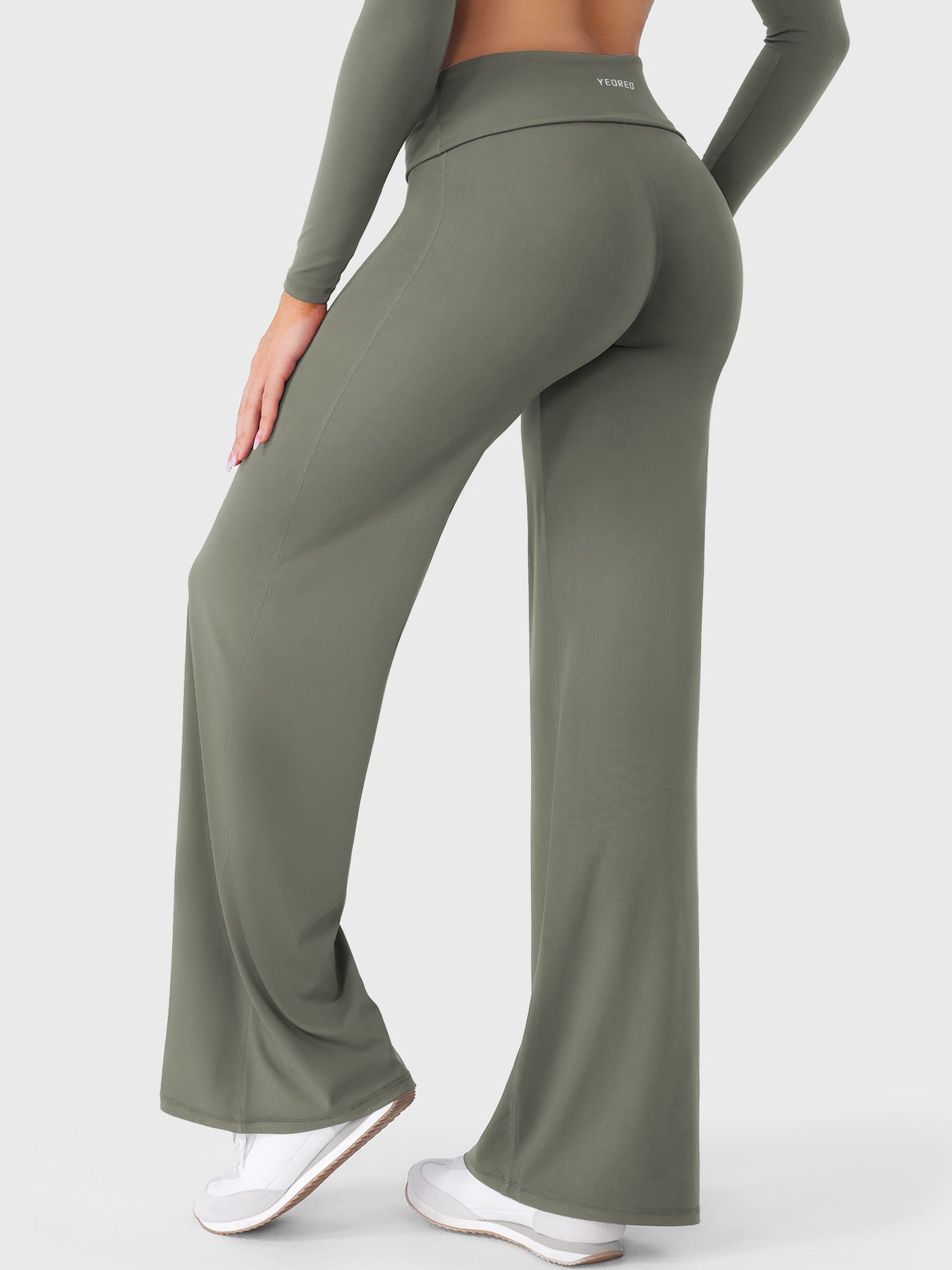 hugmecurve Eddiy 31.5" Fold Over Straight Leggings