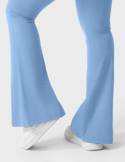 hugmecurve  Brittany Flared Leggings with Pockets