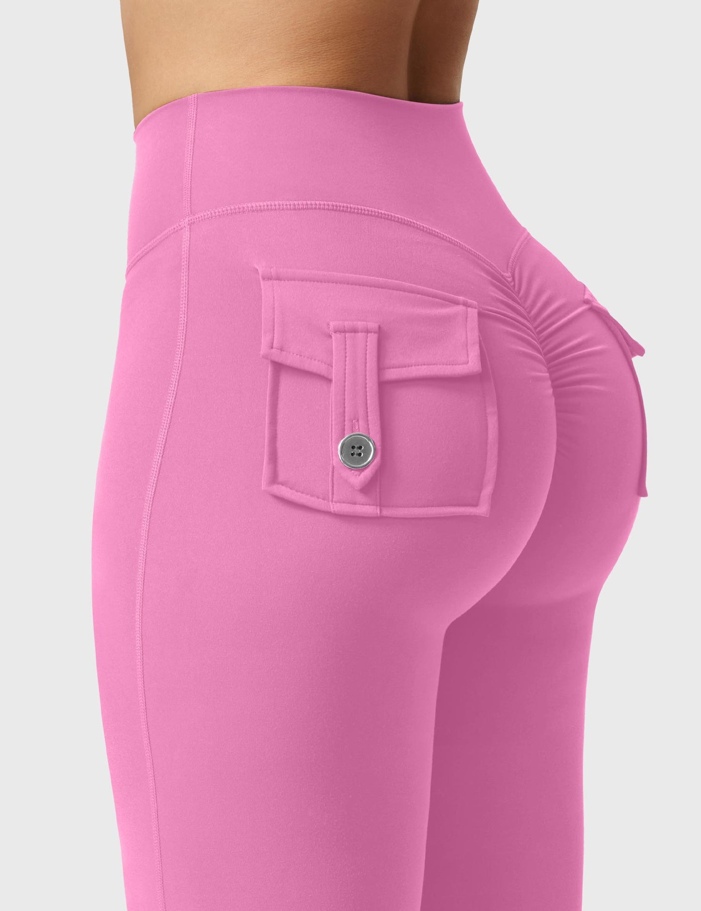 hugmecurve  Brittany Flared Leggings with Pockets