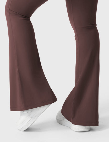 hugmecurve  Brittany Flared Leggings with Pockets