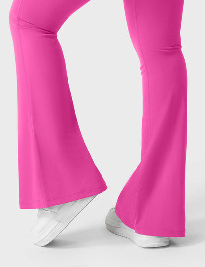 hugmecurve  Brittany Flared Leggings with Pockets