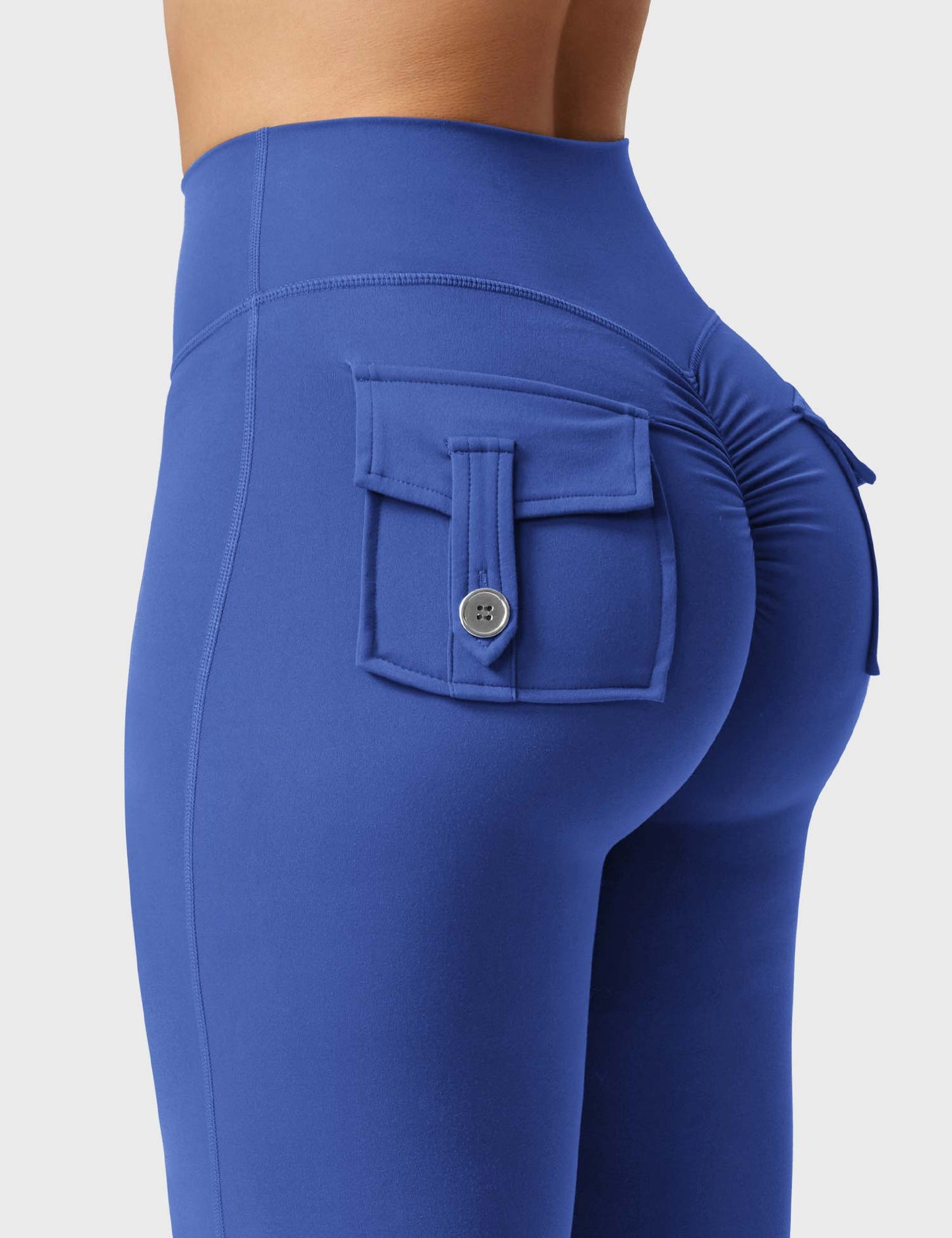 hugmecurve  Brittany Flared Leggings with Pockets