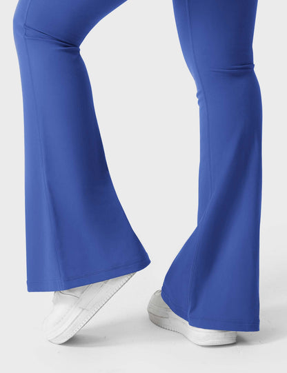 hugmecurve  Brittany Flared Leggings with Pockets