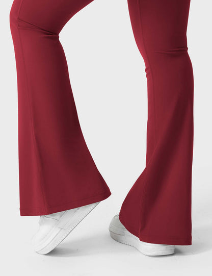 hugmecurve  Brittany Flared Leggings with Pockets