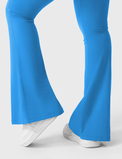 hugmecurve  Brittany Flared Leggings with Pockets